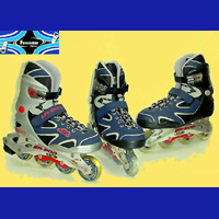 Unique Semi-Soft Boot Inline Skates.