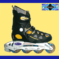 Unique Semi-Soft Boot Inline Skates.