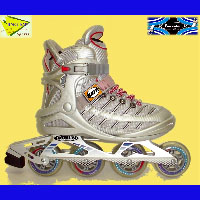 "Ocelot" Series - Special Semi-Soft Boot CNC Aluminium Inline Skates(89A462A-5 & 89Q522A)